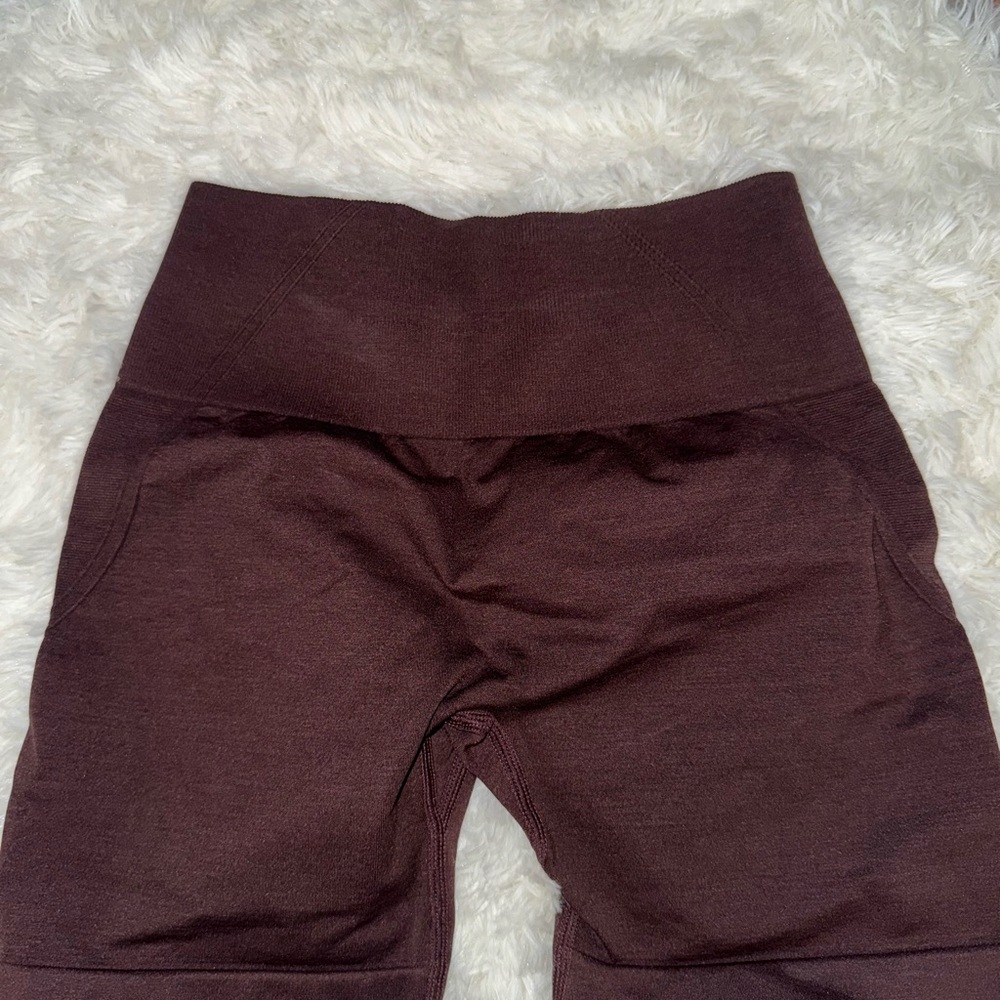 Amazon Women's Athletic Shorts in Deep Burgundy